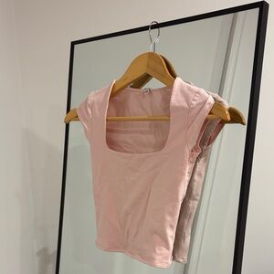 Garage Light Pink Crop Top